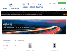 Tablet Screenshot of ett-srl.com